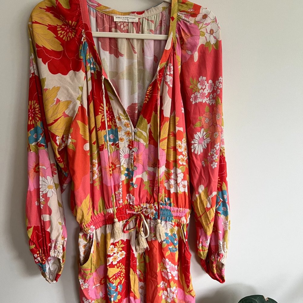 Spell & The Gypsy Collective Tyler Romper in Chili